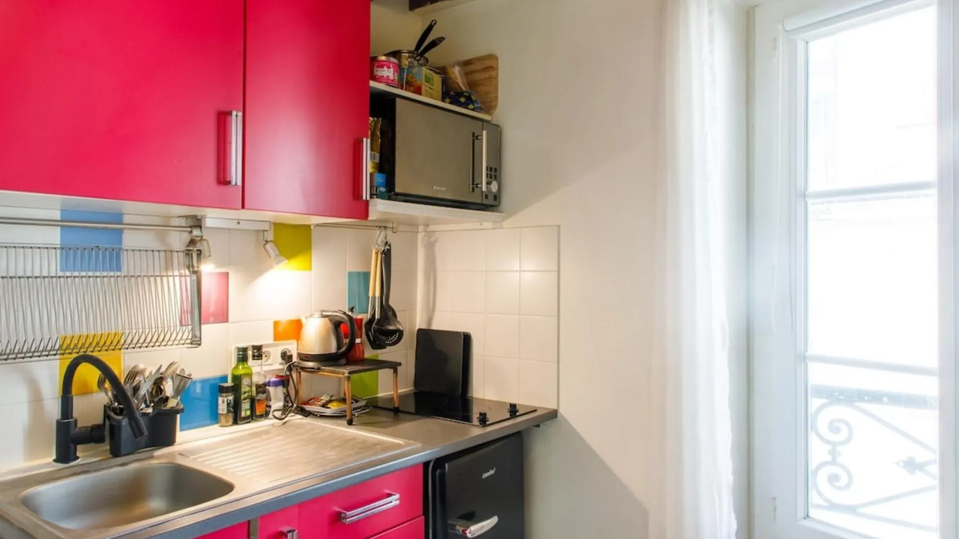 Chic & Vibrant Studio Apartmentplace D'Italie Parijs Appartement
